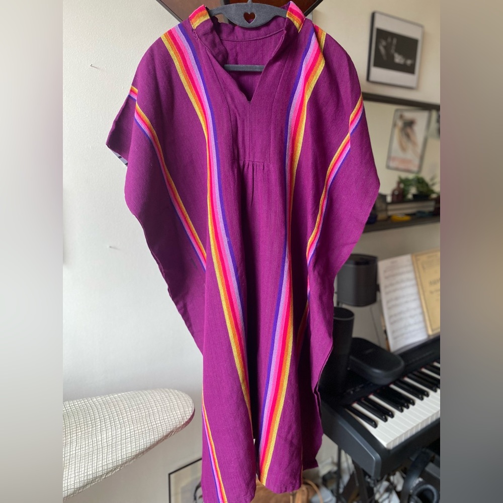 Serape-style poncho